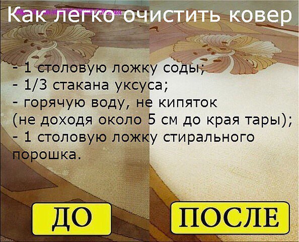 dlya poroshok voda uksus chistyashee kovrov sredstvo raz to Чистящее средство для ковров уксус порошок вода фото