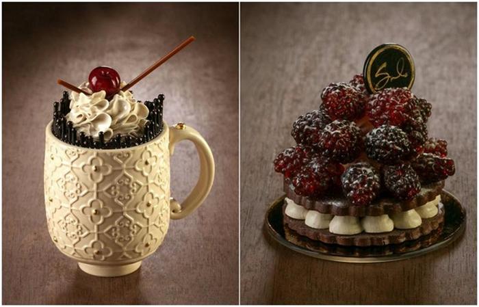 Реалистичные десерты из стекла и фарфора — 25 фотографий