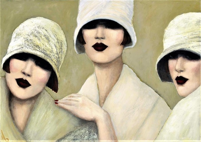 Mo  Welch    Three Women (700x494, 94Kb)