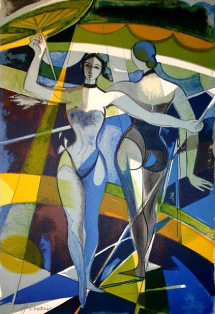 Equilibristes, lithograph (438x640, 245Kb)
