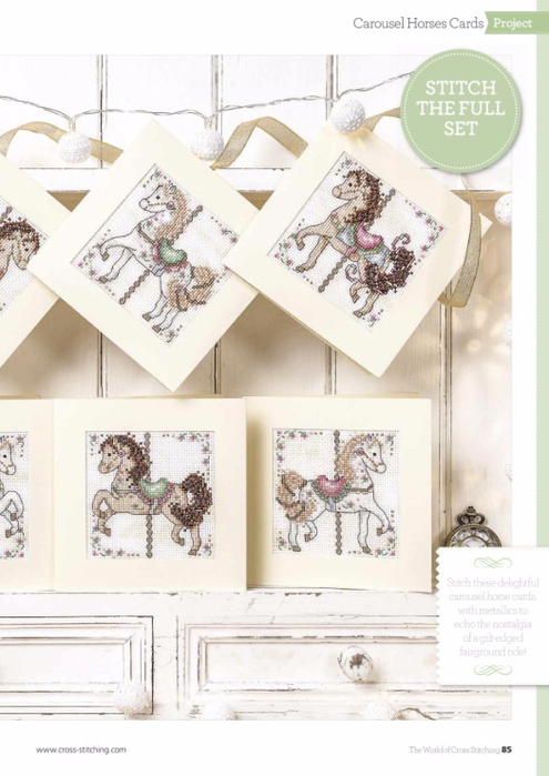 Carousel Horses Cards 1 (495x700, 278Kb)