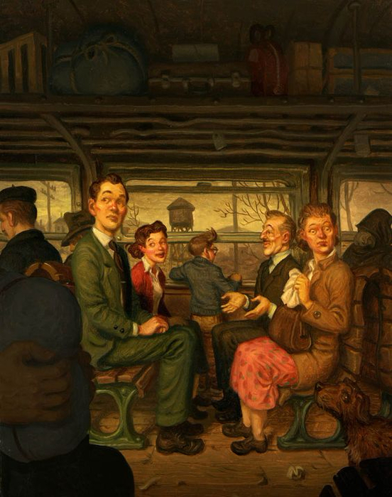 Peter Ferguson - Train (552x700, 383Kb)