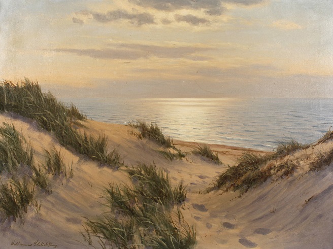 Вид с дюны на открытое море (Blick von einer D?ne aufs weite Meer) (656x491, 116Kb)