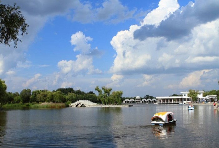 Солнечный остров на реке Сунгари в Китае