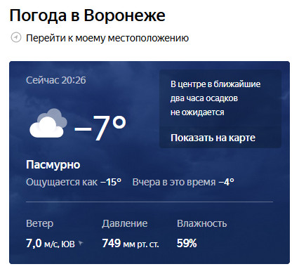 Карта погоды в вологде сегодня