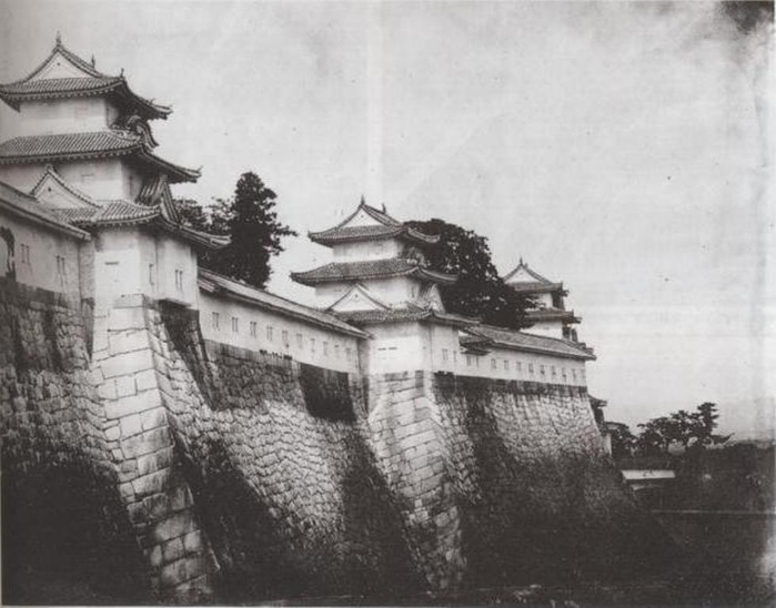 1868Osaka_Castle_rampart_in_1865 (700x548, 215Kb)