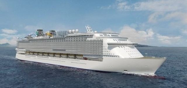 A steel-cutting ceremony has been held for Dream Cruises new Global-class cruise ship (640x302, 104Kb)