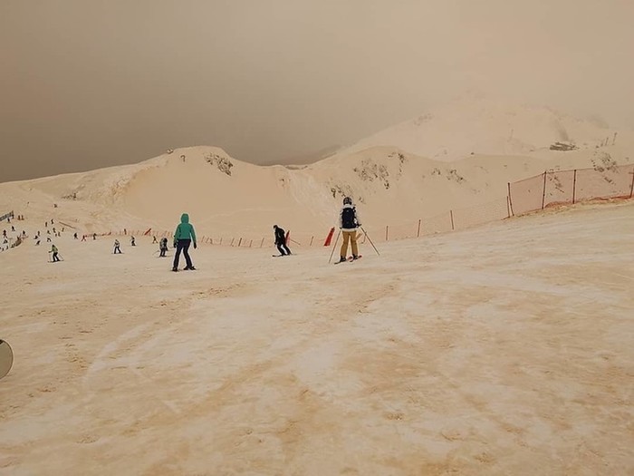 Песчаная буря в Сочи: фотографии