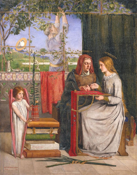 Mary Lavinia Polidori RossettiThe_Girlhood_of_Mary_Virgin (549x700, 493Kb)