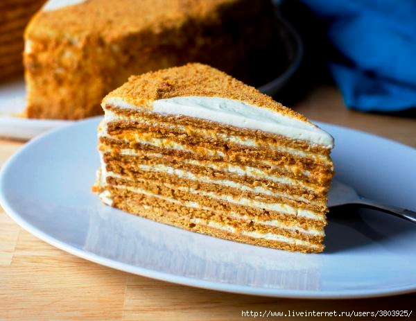Торт Рыжик с медом – классический и восхитительный