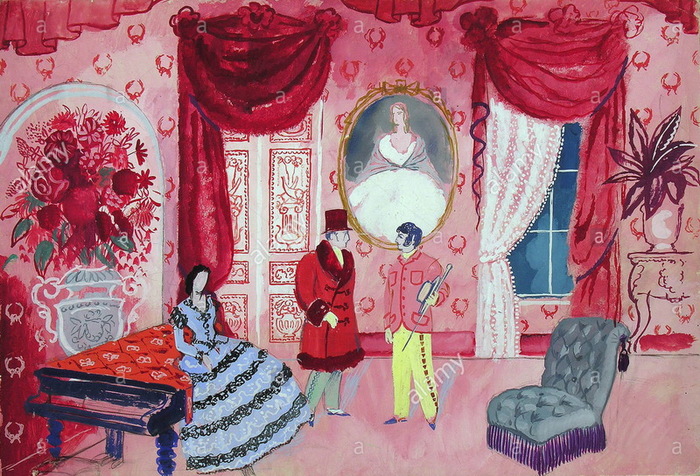 1933 Red Living Room .Jacques (700x476, 187Kb)