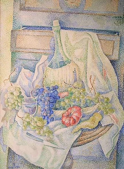 Still Life with Bottle and Fruit (427x583, 276Kb)