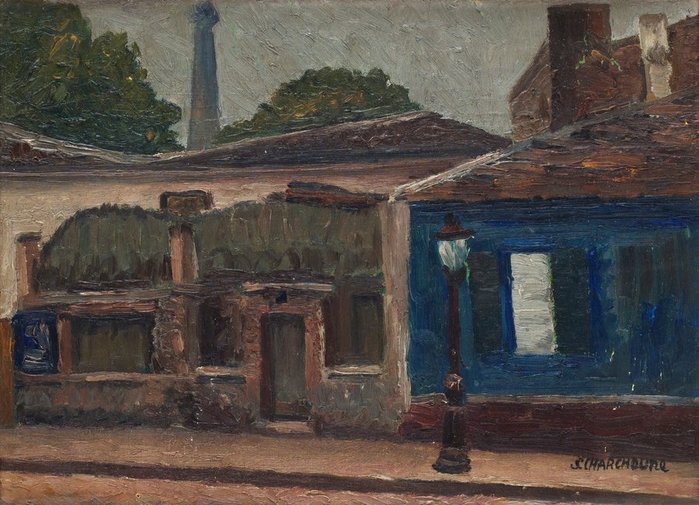 1910- LAPIN AGILE, MONTMARTRE. , . 24 x 32 cm. (700x505, 87Kb)