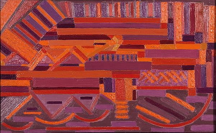 1960 Композиция, навеянная перуанской музыкой, Х, м. 37 x 60CM (700x434, 135Kb)