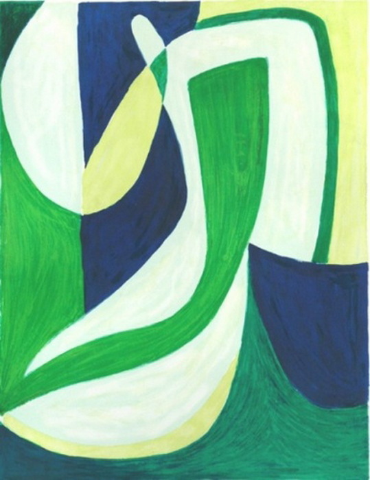 1960 Композиция. Литография. Галерея Kor-Art, Подольск, Моск. обл. (539x700, 85Kb)
