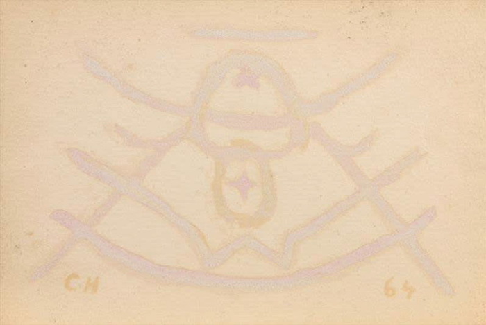 1964 Паук в паутине, Бумага, гуашь. Размер 13,3 х 20 см. ЧС (700x469, 56Kb)