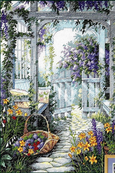 Garden Gate (467x700, 601Kb)