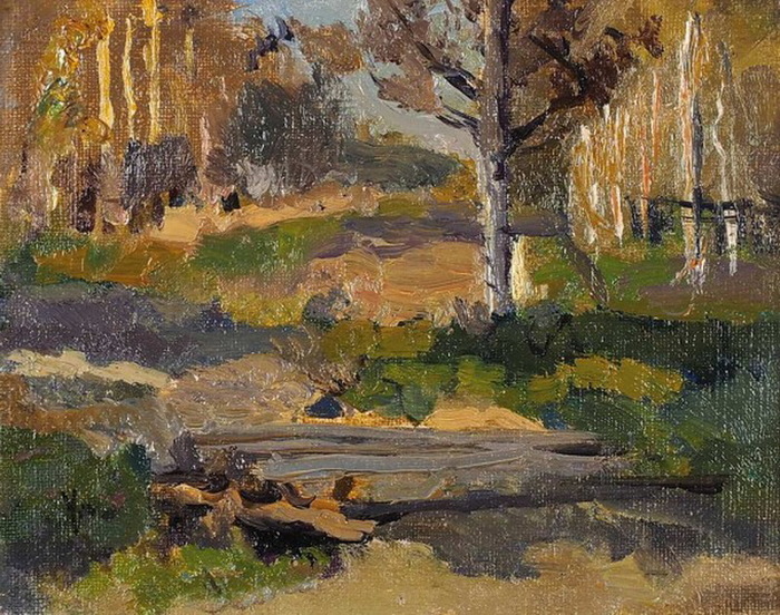 1914 Пейзаж. Х, м. 15х19 см. ЧС (700x552, 202Kb)