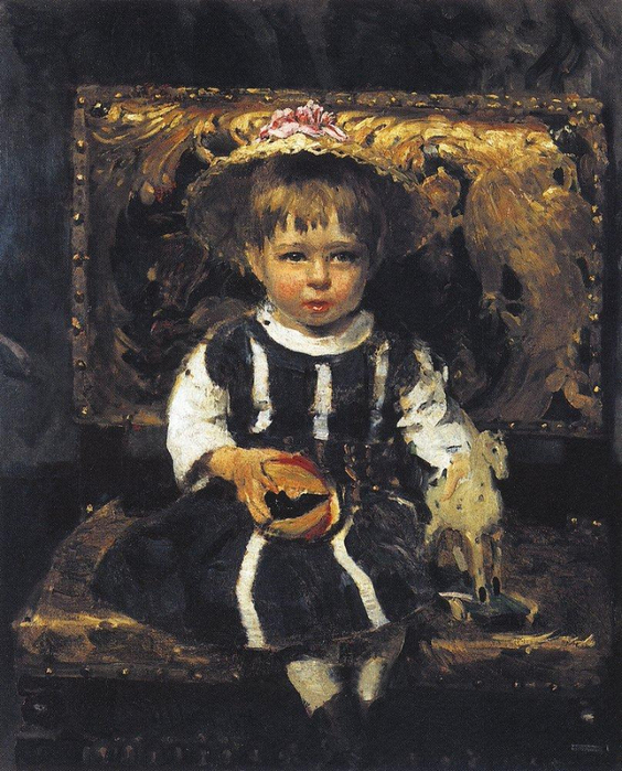игруш Портрет В.И.Репиной, дочери художника в детстве. 1874 (564x700, 449Kb)