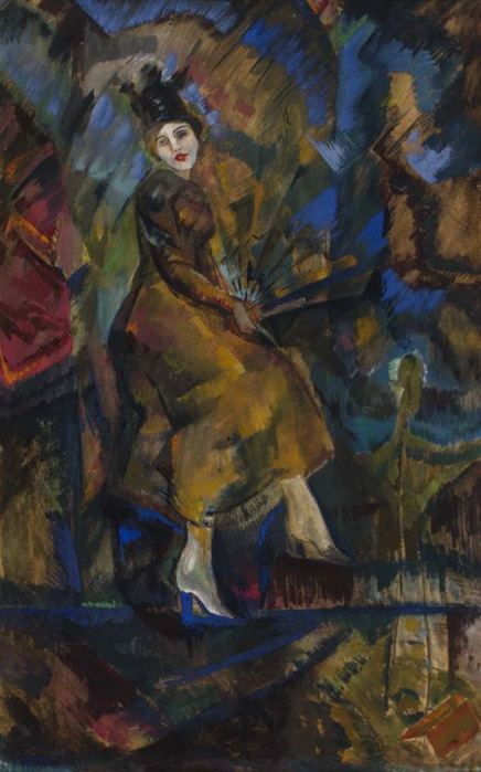 1910-е Портрет Панны Паскевич. Картон, холст, темпера. 97,4х61,5 см. (Нац. гал. Армении) собств. (436x700, 96Kb)