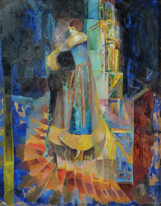 1910-е Портрет девушки. Карт, м. 108х80 см. (Краснодар. ХМ) (548x700, 187Kb)