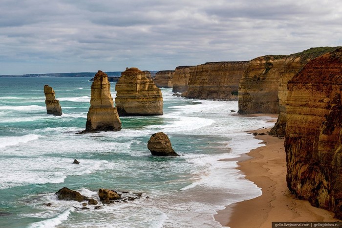 Скалы «Двенадцать апостолов»: исчезающая достопримечательность Австралии