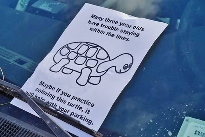 Несколько креативных способов отомстить водителям, которые не умеют парковаться