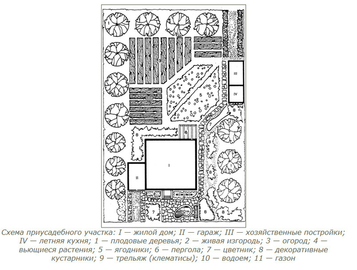 План приусадебного участка