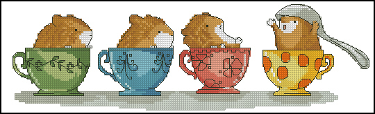 Tea hamsters (540x165, 107Kb)