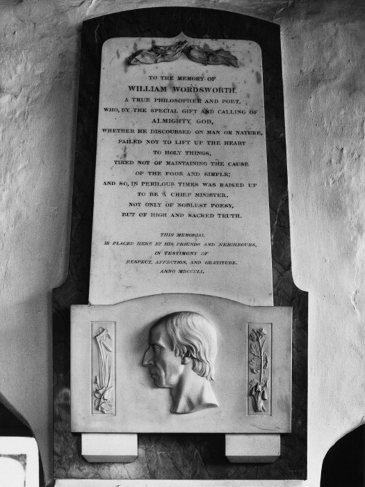 1851 Wordsworth Memorial. St. Oswald's Church, Grasmere. (525x700, 116Kb)