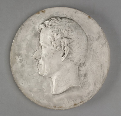 1853 Charles Joseph La Trobe. Plaster. La Trobe Picture Collection. medallion 2 (400x385, 46Kb)