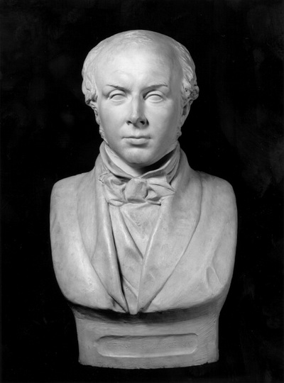 1863 Bust of Arthur Hugh Clough. Temple Reading Room and Museum, Rugby School, Rugby, Warwickshire, (400x540, 55Kb)