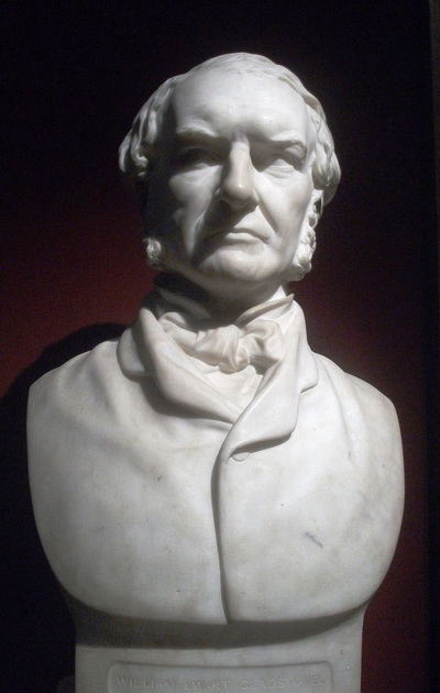 1868 Bust of Willian Ewart Gladstone. Ashmolean museum Oxford (400x630, 71Kb)