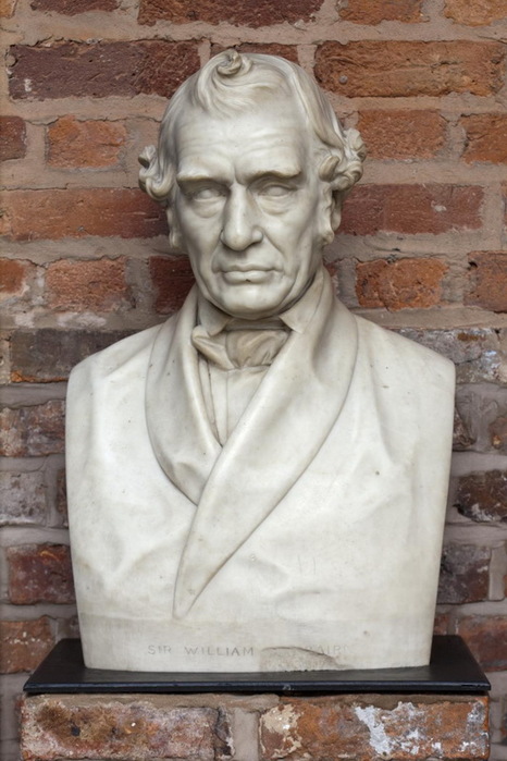 1875 Bust of Sir William Fairbairn (...Deid 1874 am 85, sculpted by Thomas Woolner. <br />
Science Museum Group Collection (466x700, 107Kb)