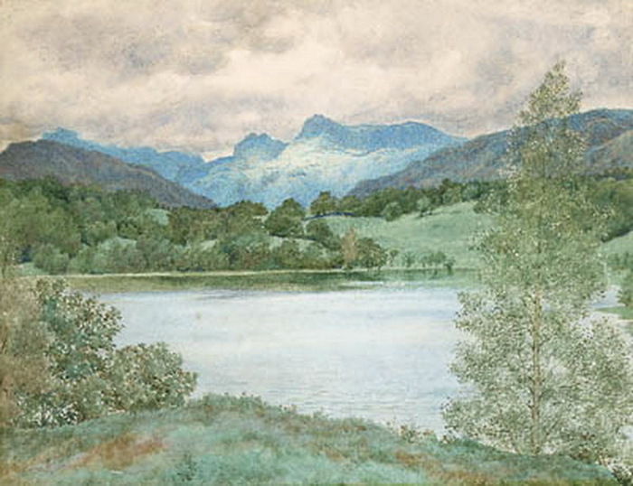 1859-1865 Loughrigg Tarn, Westmorland, Lake District, Cumbria (700x538, 110Kb)