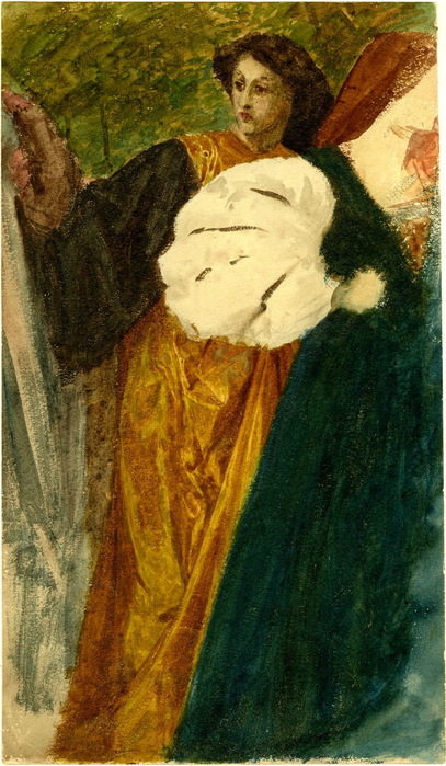 1861 Study for The Bride and Daughters of Jerusalem. , , 34,5 x 20,3 m. British Museum, (407x700, 142Kb)