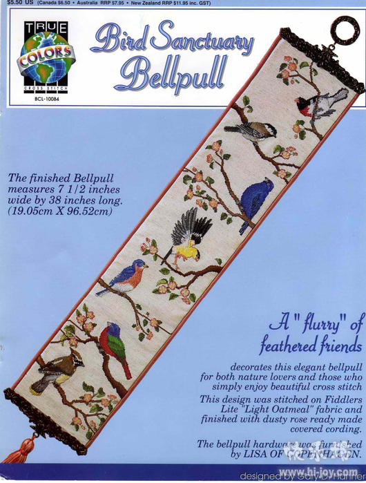 BIRD SANCTUARY BELLPULL (530x700, 395Kb)