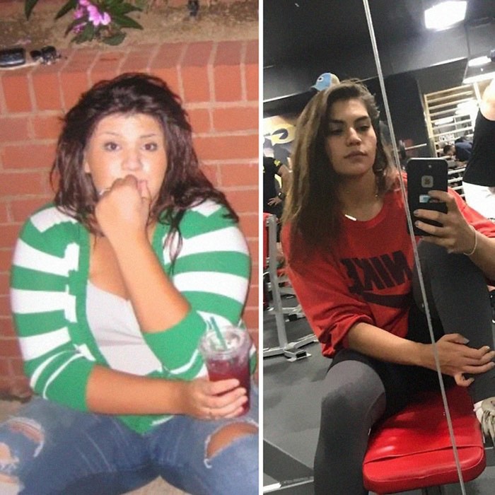 Толстая девушка за три года изменила себя до неузнаваемости