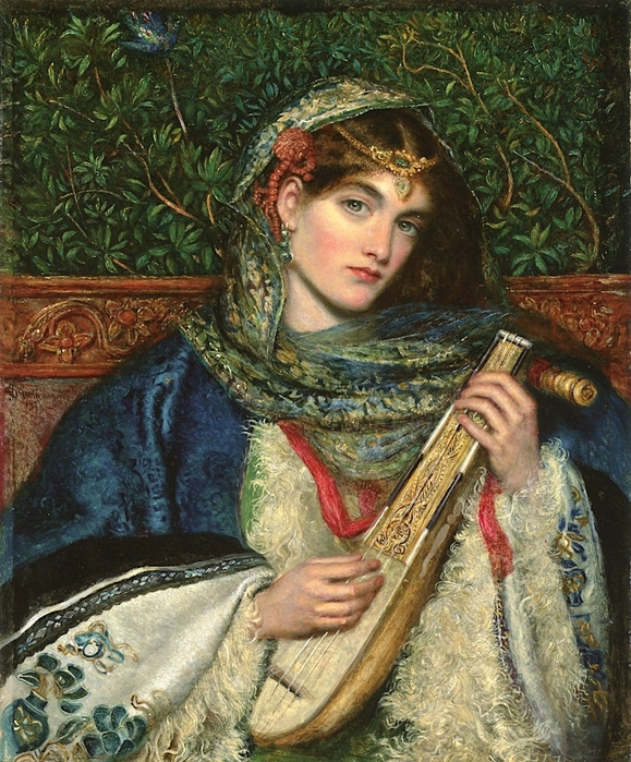 1866 The Mandolin. , . 49,5 x 40,7 cm.  (579x700, 368Kb)