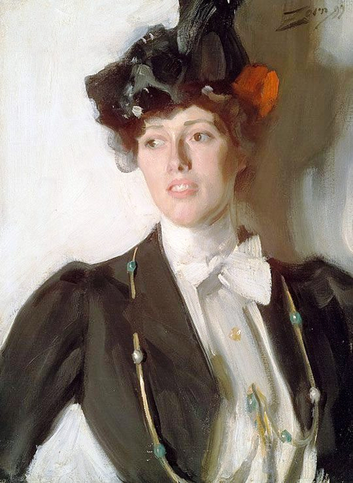 30 Андерс Цорн – Марта Дана (позднее жена Вильяма Мерсера) 1899 (510x700, 345Kb)