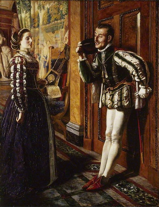 1855 Katherine and Petruchio.  Commedia dalla datazione problematica (1593, 1590-91 or 1588), (539x700, 169Kb)