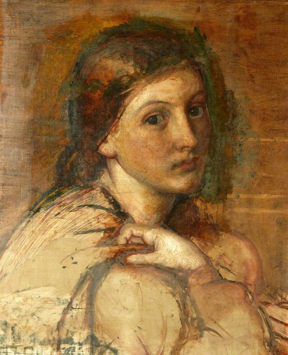 1864 Study for a Woman of San Germano. , . 44,7  37,4 cm Manchester City Galleries (567x700, 155Kb)