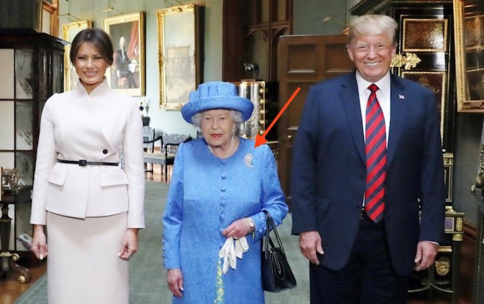 Елизавета II и Трамп