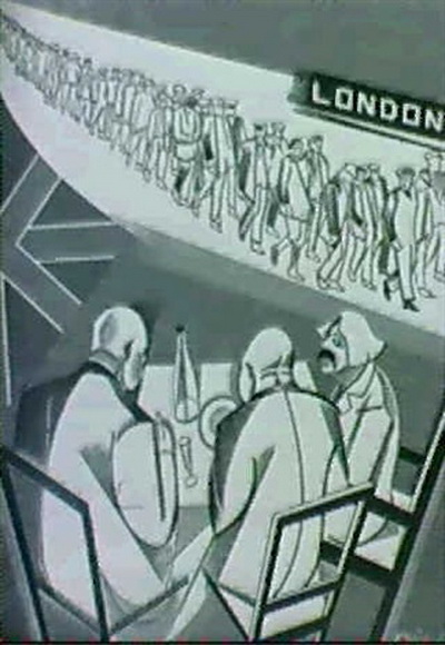 1929 Il proletariato a londra. Бум, см. техн. 38.5 x 33.5 cm ЧС (400x580, 78Kb)
