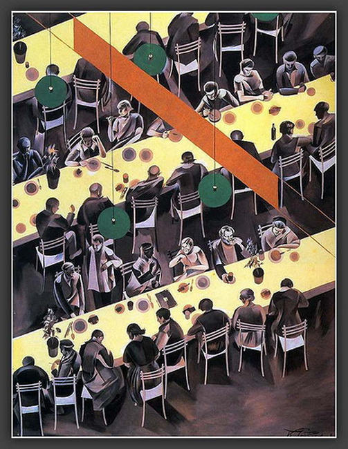 1932 В столовой (In the Canteen). ГРМ (503x650, 166Kb)