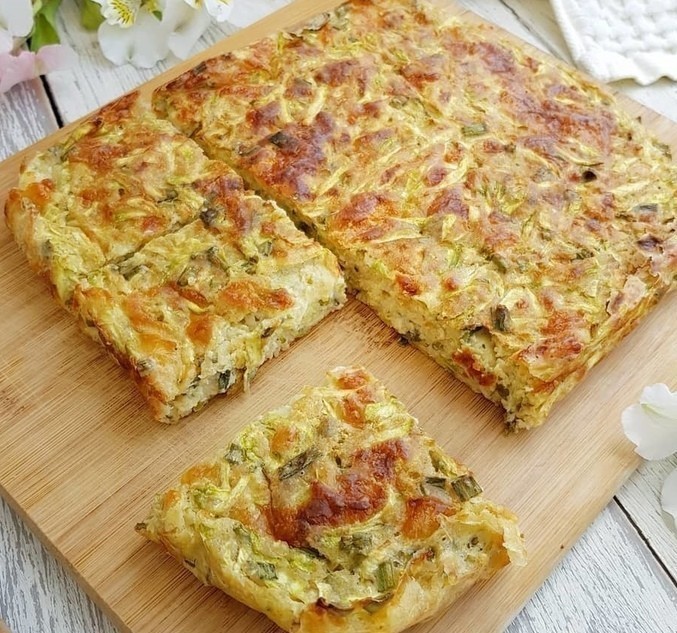 Кабачковая запеканка с сыром (677x633, 155Kb)
