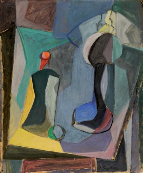 Nature morte cubiste  3 Бум, масло - копия (578x700, 96Kb)