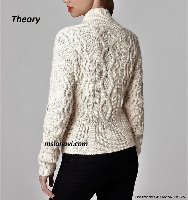  омантичный-свитер-спицами-от-Theory-спинка (656x700, 297Kb)