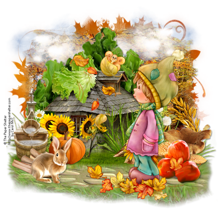 Cluster Autumn Leaves tag (700x700, 876Kb)