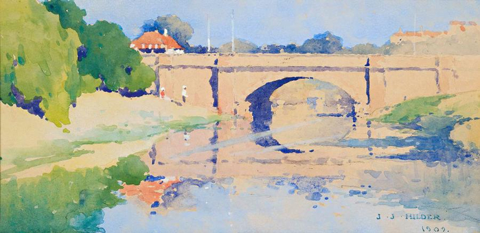 Lennox Bridge, Parramatta, 1909 (700x340, 277Kb)